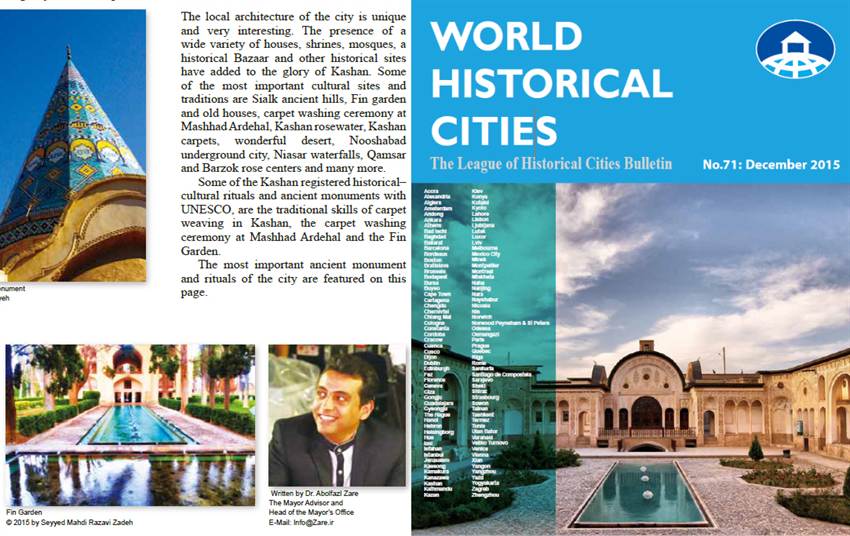 Biennial Newsletter of the League of World Historic Cities